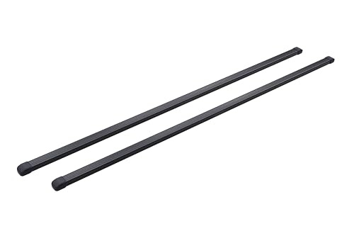 カーメイト(CARMATE) ルーフキャリア inno ベースバー スクエア 137cm ダブルキャップモデル INB137BK 1枚目 画像