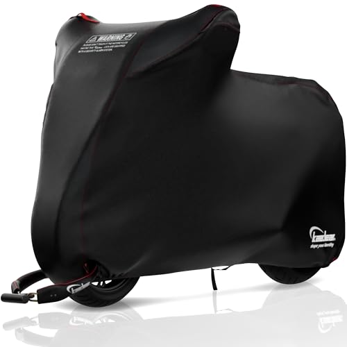 Kaedear(カエディア) バイクカバー 中型 125㏄/400㏄ バイク カバー 盗難防止 ロック穴 風飛び防止ベルト 撥水 ウェザーシールド KDR-C2-2L (235×140×100) 画像1