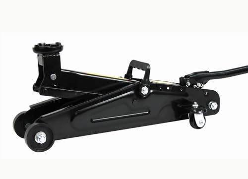 エマーソン(Emerson) ジャッキアップ・タイヤ交換をラクにするフロアジャッキ 2t SG規格適合の安全設計 小型自動車・普通自動車に 最低位130mm/最高位385mm 【対応車種】軽自動車~普通自動車・ミニバン 別売アダプターでサイド掛けも可能 EM-519 1枚目 画像