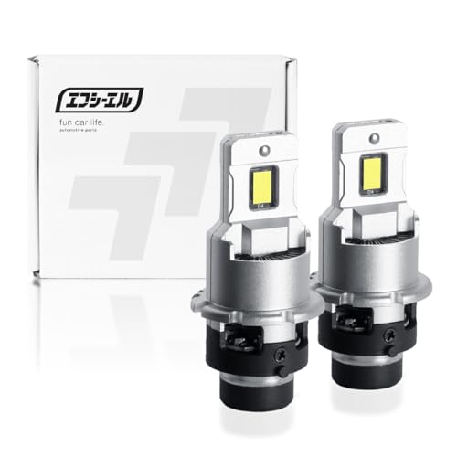 fcl.(エフシーエル) D4S led ヘッドライト ポン付け 純正 hid バルブ led化 6000k ホワイト 白 12v 24v プロジェクター 車検対応 1枚目 画像