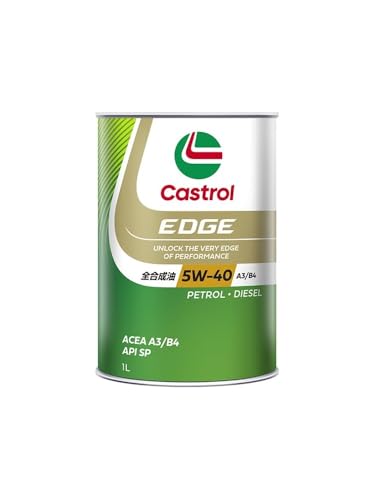 Castrol(カストロール) エンジンオイル EDGE 5W-40 API SP, ACEA A3/B4 1L 4輪ガソリン/ディーゼル車両用 全合成油 1枚目 画像