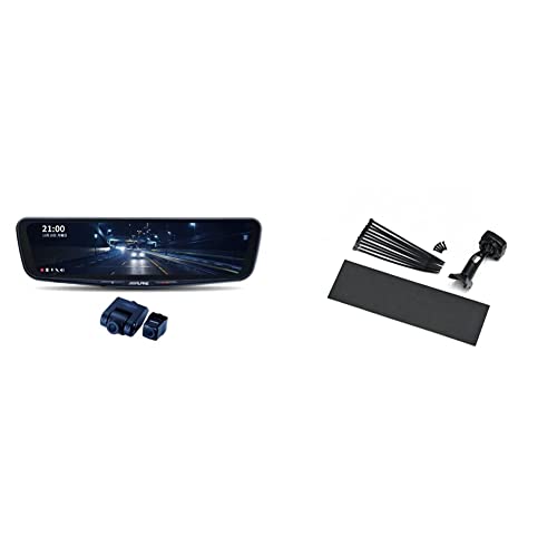 アルパイン ドライブレコーダー搭載 12インチデジタルミラー(純正ミラー交換タイプ/車外リアカメラ) DVR-DM1200A-OC + デリカD:5(2007.1-現在) KTX-M01-D5-1-E 取付キット 1枚目 画像