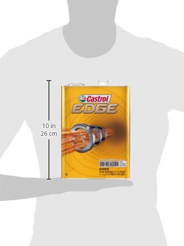Castrol(カストロール) エンジンオイル EDGE 0W-40 API SP 4L 4輪ガソリン/ディーゼル車両用 全合成油 中間 画像