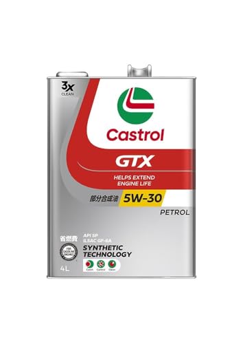 Castrol(カストロール) エンジンオイル GTX ULTRACLEAN 5W-30 API SP 4L 4輪ガソリン車専用 部分合成油 1枚目 画像