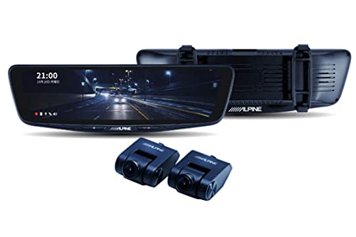 アルパイン(ALPINE) ドライブレコーダー搭載 10インチデジタルミラー(バンド装着タイプ/車内リアカメラ) DVR-DM1000B-IC 液晶 1枚目 画像