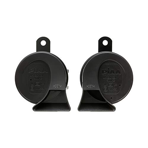 PIAA(ピア) 車用 ホーン 400Hz+500Hz 重低音ホーン 高級セダンサウンド 112dB 2個入 渦巻き型 保安基準適用品 アースハーネス同梱 HO-13 中間 画像