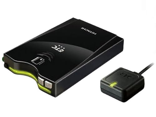セットアップ込みでこの値段ッ HITACHI 新セキュリティ対応 ETC車載器■HF-EV715・黒色・音声案内・分離型・12V/24V両用 1枚目 画像