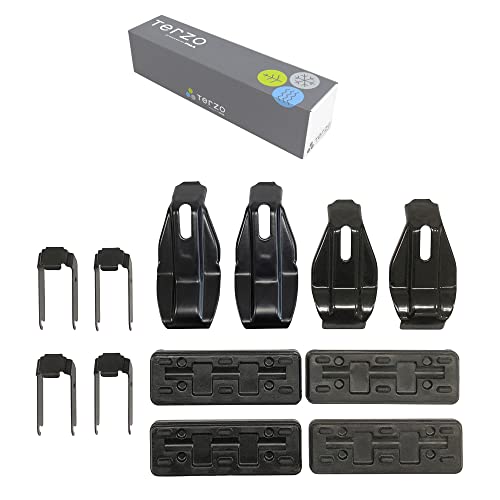 Terzo テルッツォ (by PIAA) ルーフキャリア ベースキャリア ホルダー 4個入 ブラック 【トヨタ アクア NHP1#】 EH401 画像1