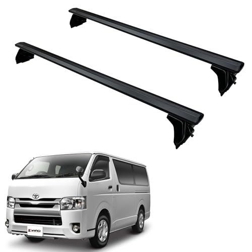 カーメイト(Carmate) inno(イノー) 車種別 エアロベースセット ドリップタイプ ハイエース H16.8~( H2##系 ) 標準ボディ 標準ルーフ/レジアスエース H16.8~R2.4( H2##系 )標準ボディ 標準ルーフ 専用 2本 ベースステー ベーシックステー 一体感 システムキャリア ルーフキャリア ベースキャリア XD202 最後 画像