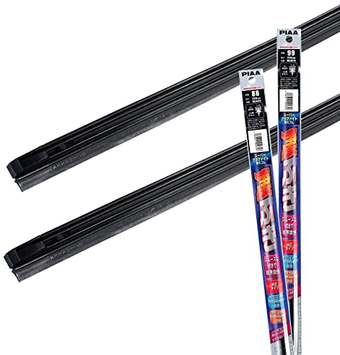 【Amazon.co.jp 限定】PIAA(ピア) ワイパー替えゴム車種専用セット 【スーパーグラファイト】 天然ゴム仕様 2本入 (750mm + 350mm) トヨタ アルファード ヴェルファイア 他 AMRRG016 画像1