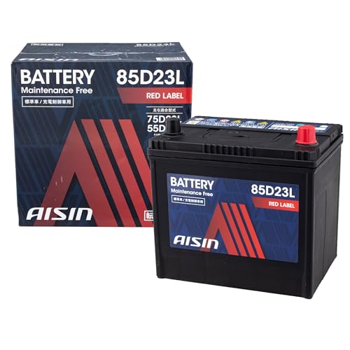 アイシン(AISIN) 車用 バッテリー 85D23L (75D23L 55D23L ほか)標準車/充電制御車対応 RED LABEL BTRAZ-9085D23L 画像1