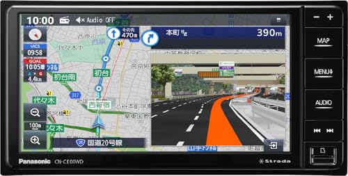 パナソニック(Panasonic) カーナビ ストラーダ 7V型 ワイド CN-CE01WD フルセグ ドラレコ連携 HD液晶搭載 全国市街地図に対応 Bluetooth接続 ネット動画対応 1枚目 画像