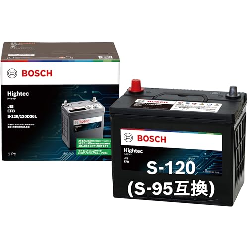 BOSCH (ボッシュ) 国産車バッテリー HT-S-120/120D26L Hightec JIS EFB アイドリングストップ車・充電制御車・標準車対応 (HTP-S-95/130D26L 後継モデル) 1枚目 画像