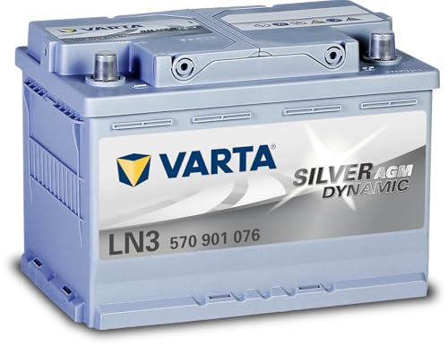 VARTA(バルタ) Silver Dynamic AGM LN3 (570 901 076) 輸入車・国産車用バッテリー アイドリングストップ車/標準車 ドイツ車適合 画像1