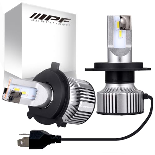 【Amazon.co.jp 限定】M's Basic by IPF ヘッドライト フォグランプ LED 車用 H4 Hi Lo切替 4400lm/3300lm 41631cd 6000K ホワイト 12V24V兼用 2本入 新車検対応 ドライバーユニット一体型 冷却ファン内蔵 コンパクトサイズ 配光重視 キレの良いカットライン AMZ-HL041 1枚目 画像