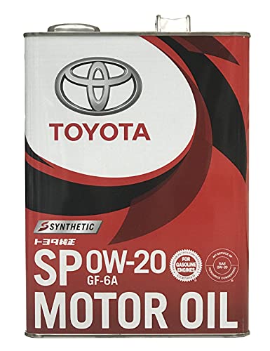 TOYOTA純正モーターオイル SP 0W-20 4L 08880-13205 1枚目 画像
