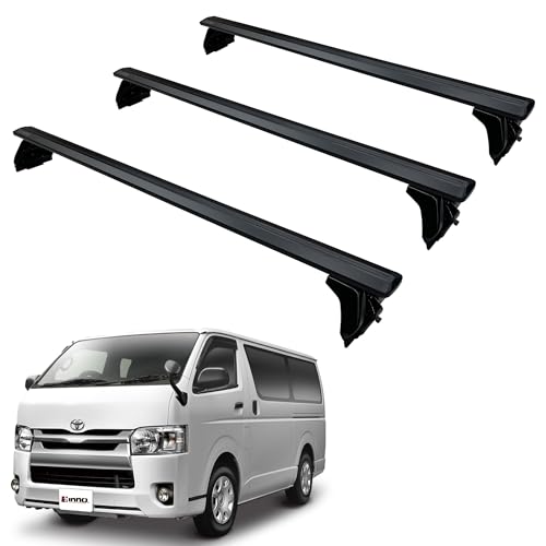 カーメイト(Carmate) INNO イノー ドリップエアロベースセット ハイエース 用 3本 200系 パーツ ルーフキャリア XD203 最後 画像