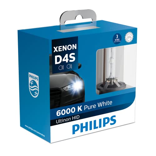 フィリップス HID ヘッドライト D4S 【新車検・ロービーム車検対応】 6000K 42V 35W 純正交換用 車検対応 3年保証 PHILIPS 【Amazon.co.jp限定】 1枚目 画像