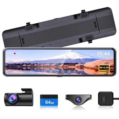 Changer ドライブレコーダー ミラー型 分離【2025進級版&4K+2.5K&ズーム機能&11インチ】 フロントカメラ分離式 GPS搭載 Type-C電源 上下+左右画像逆転可 起動音調整可 バック連動 24時間駐車監視 フロントカメラ360°回転可 LED信号対応 地デジ干渉対策 日本語取扱説明書付 画像1
