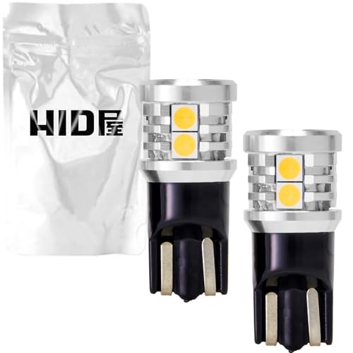HID屋 2個セット T10 LED 540lm 爆光 9基搭載 ホワイト 6500k ポジション バックランプ ナンバー灯 ルームランプ カーテシランプ トランクルーム LEDウェッジ球 LEDバルブ ウェッジ球 ナンバー灯 ポジションランプ ライセンスランプ 車幅灯 画像1