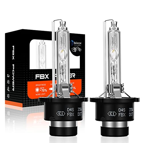 Briteye(まぶしい) ヘッドライト D4S 専用 HID バルブ 35W 純正交換用 6500K 12V 車用（2個入り） 画像1