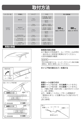 カーメイト(Carmate) inno(イノー) ベースキャリア 車種別フック 適合車種: フォレスター H19.12~H24.11 (SH 系) / H24.11~H30.7 (SJ 系), レヴォーグ H26.6~R2.11 (VM 系) ルーフレール無 等 ←こちらの車両にINNO ベース キャリア を取り付けする際に必要なパーツです TR145 中間 画像