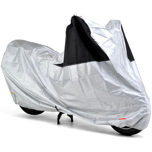 デイトナ(Daytona) 【Amazon.co.jp 限定】 バイクカバー 125cc 250cc 400cc 撥水加工 前後が分かる配色 シルバー Lサイズ 97972 画像1