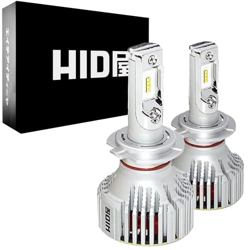 HID屋 H7 LED ヘッドライト 28400cd(カンデラ) 爆光 ホワイト 6500k 車検対応 12V 24V ドライバー内蔵 簡単取付 iシリーズ 2本1セット 1枚目 画像