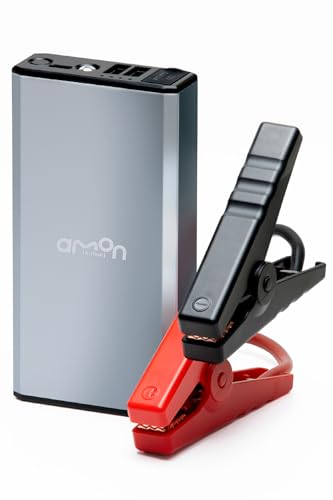 【Amazon.co.jp限定】エーモン(amon) ジャンプスターター シルバー 国内メーカー保証1年 12V車専用 ドライブ中や配達中の急なバッテリーあがりに 土屋圭市氏推奨 4827 1枚目 画像