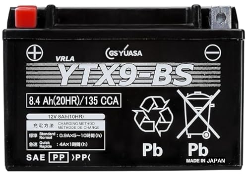 GSユアサ YTX9-BS シールド型 バイク用バッテリー 【 ジーエス ユアサ 】 1枚目 画像