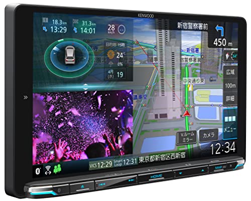ケンウッド(KENWOOD) カーナビ 彩速 9インチ MDV-M910HDL 安心の日本製「音声操作に対応」 ワイヤレスミラーリング対応 インダッシュ ブラック 1枚目 画像