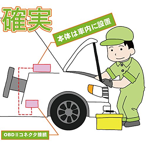 カーメイト(CARMATE) Amazon.co.jp限定 メモリーキーパー バッテリー交換必需品 OBDIIコネクター給電仕様 車のメモリー・各種設定消失防止に! レッド SA202 中間 画像