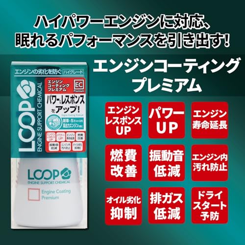 SurLuster(シュアラスター) ループ エンジンコーティング プレミアム エンジンオイル添加剤 高排気量車 輸入車 ターボ車 レスポンスアップ エンジン性能維持 LP-42 最後 画像