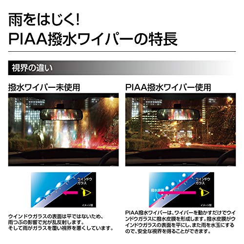 PIAA(ピア) ワイパー 替えゴム 400mm 超強力シリコート 特殊シリコンゴム 1本入 呼番5 SUR40 中間 画像