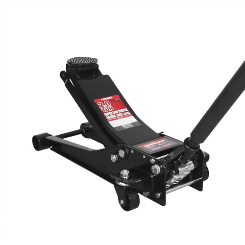 アストロプロダクツ 2.0TON 超低床ガレージジャッキ GJ143 | フロア 油圧 2t ローダウン 最低位約75mm（ゴムパッド含まず）デュアルポンプ タイヤ交換 オイル交換 フロントアップ リフトアップ 軽自動車 普通自動車 1枚目 画像