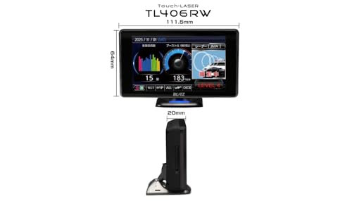 BLITZ(ブリッツ) Touch-LASER TL406RW 無線LAN機能搭載!JMA-600(NTG-962) JMA-520 JMA-401 取締機対応! MSSSスキャン機能搭載で誤警報85%低減!新周波数使用移動オービスMSSS対応!フルオート機能搭載! 新型レーザー光受信対応 レーダー式移動オービス識別 4.0インチ液晶搭載 レーザー&レーダー探知機 GPSデータ更新無料 最後 画像