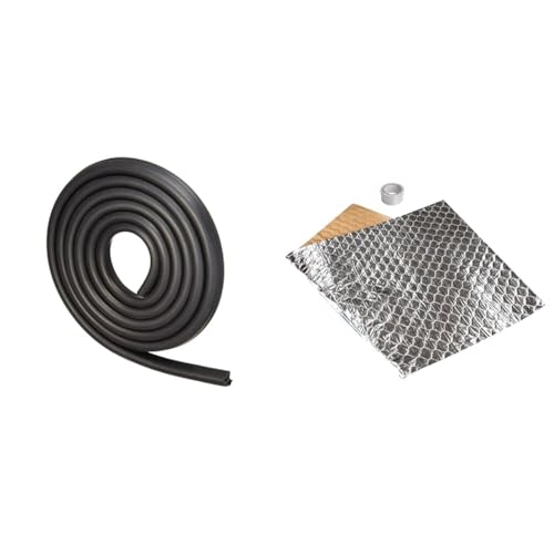 【セット買い】Amazon.co.jp限定 エーモン(amon) 静音計画 風切り音防止モール(ドア用) ドア2枚分 約2.1m 4951 + Amazon.co.jp限定 エーモン(amon) 静音計画 エンジンルーム静音シート 約720×1200mm 厚さ約4mm 4816 シルバー 1枚目 画像