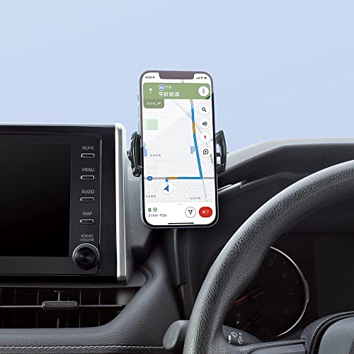 槌屋ヤック(Tsuchiya Yac) 車種専用品 トヨタ 50系 RAV4 専用 スマートフォン ホルダー ブラック SY-RA4 中間 画像