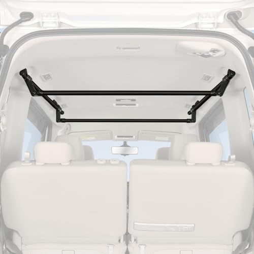 【セット買い】 カーメイト(Carmate) 車内 収納 クロスライド 【サイドバー & ハンガーバーセット】 ブラック 左右2本入り 車内積載 ノア ヴォクシー ステップワゴン セレナ などに最適 車中泊 キャンプ アウトドア NS102BK + NS111BK 画像1