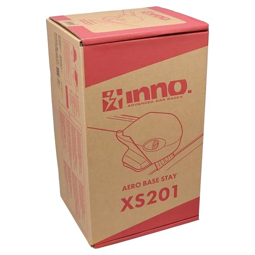 カーメイト(Carmate) inno(イノー) 車種別 エアロベース スムースルーフタイプ ライズ/セレナ/ヴォクシー/フリード/ヴェゼル/ミライース 等 ベースステー ベーシックステー トルクノブ キーロック 一体感 システムキャリア ルーフキャリア ベースキャリア XS201 画像1