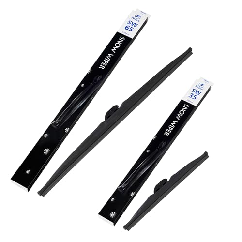 冬用 (雪用) スノーワイパーブレード 車種別セット 運転席650mm 助手席350mm SW-6535 アクア ウィッシュ ノア ヴォクシー 60 シエンタ プリウスα セレナ C28 キックス ノート オーラ オデッセイ グレイス フィット フリード メビウス 雪用ワイパー Fesco(フェスコ) 画像1