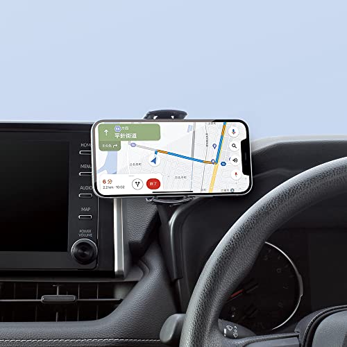 槌屋ヤック(Tsuchiya Yac) 車種専用品 トヨタ 50系 RAV4 専用 スマートフォン ホルダー ブラック SY-RA4 中間 画像