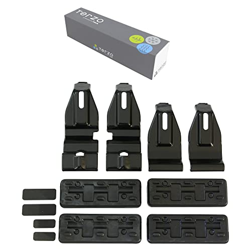 Terzo テルッツォ (by PIAA) ルーフキャリア ベースキャリア ホルダー 4個入 ブラック 【トヨタ ノア ヴォクシー エスクァイア ZRR8# ZWR8#】 EH410 1枚目 画像