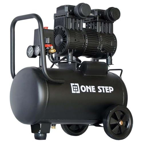【静音、オイルレス、次世代コンプレッサー。】 ONE STEP 30L エアコンプレッサー コンプレッサー 静か 大容量 100v (30L ブラック) 画像1