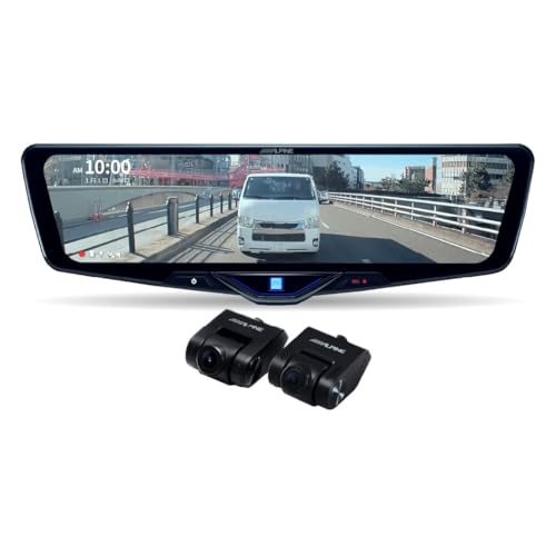 アルパイン(ALPINE) ドライブレコーダー搭載 12インチデジタルミラー(純正ミラー交換タイプ/車内リアカメラ) デジタルズーム機能搭載モデル DVR-DM1246A-IC 【取付キット別売】 画像1