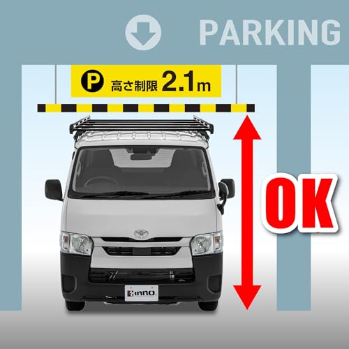 カーメイト(CARMATE) INNO ルーフラック 200系 ハイエース 専用 車高2.1m以下 イノー ローダウンラック BU700 最後 画像