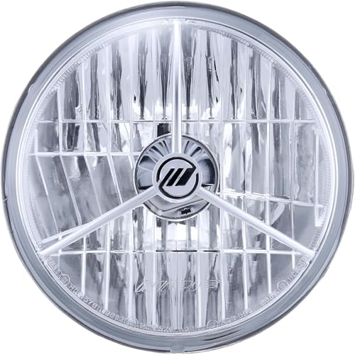 IPF ヘッドライト ASSY ハロゲン H4 丸形 2灯式 マルチリフレクター ポジション無し 3ポイント付き 純正採用品 HL-52 画像1