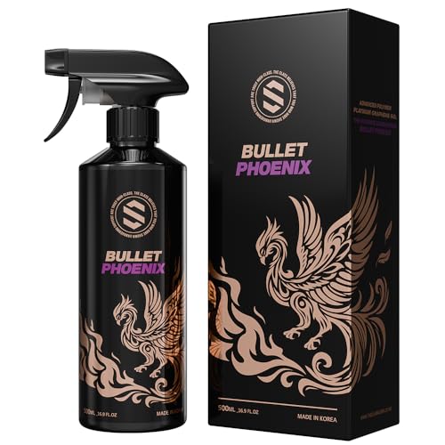 THE CLASS バレットフェニックス 超高級素材プラチナ×グラフェン×チタン×sio2を配合した究極のセラミックコーティング 不死鳥のごとく蘇る新車を超えるツヤ 簡単施工 洗車 洗車用品 カー用品 ザクラス BULLET PHOENIX 500mL 1枚目 画像