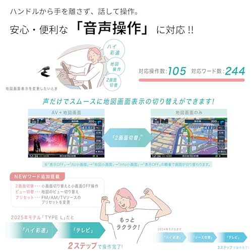 ケンウッド カーナビ 彩速 7インチ MDR-L612 安心の日本製 HDMI入力 ハイレゾ音源対応 音声入力搭載 KENWOOD 中間 画像