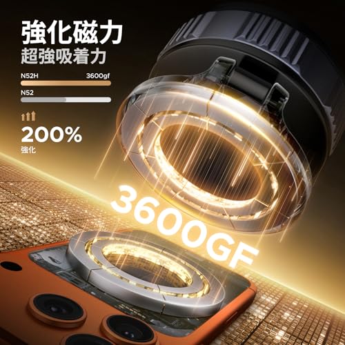 UGREEN スマホホルダー 車 magsafe 車載ホルダー 真空吸盤+N52H超強磁力 0.1秒即吸着 車＆家 両用 車も家でも大活躍 跡なし スマホホルダー 片手操作 スマホスタンド 車 車載スマホホルダー 自由調節 取付簡単 高耐久 iPhone 17/16/15/14/13/12シリーズとipadmini Android対応 折りたたみ式 magsafe スタンド タブレットホルダー 中間 画像